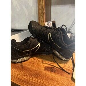 Ryka Vida RZX Cross‎ Trainer Shoes Black and Gold Sneakers Women's US 7.5